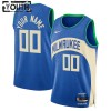Maillot Basket Enfant Milwaukee Bucks Personnalisé 2023-24 Nike City Edition Swingman